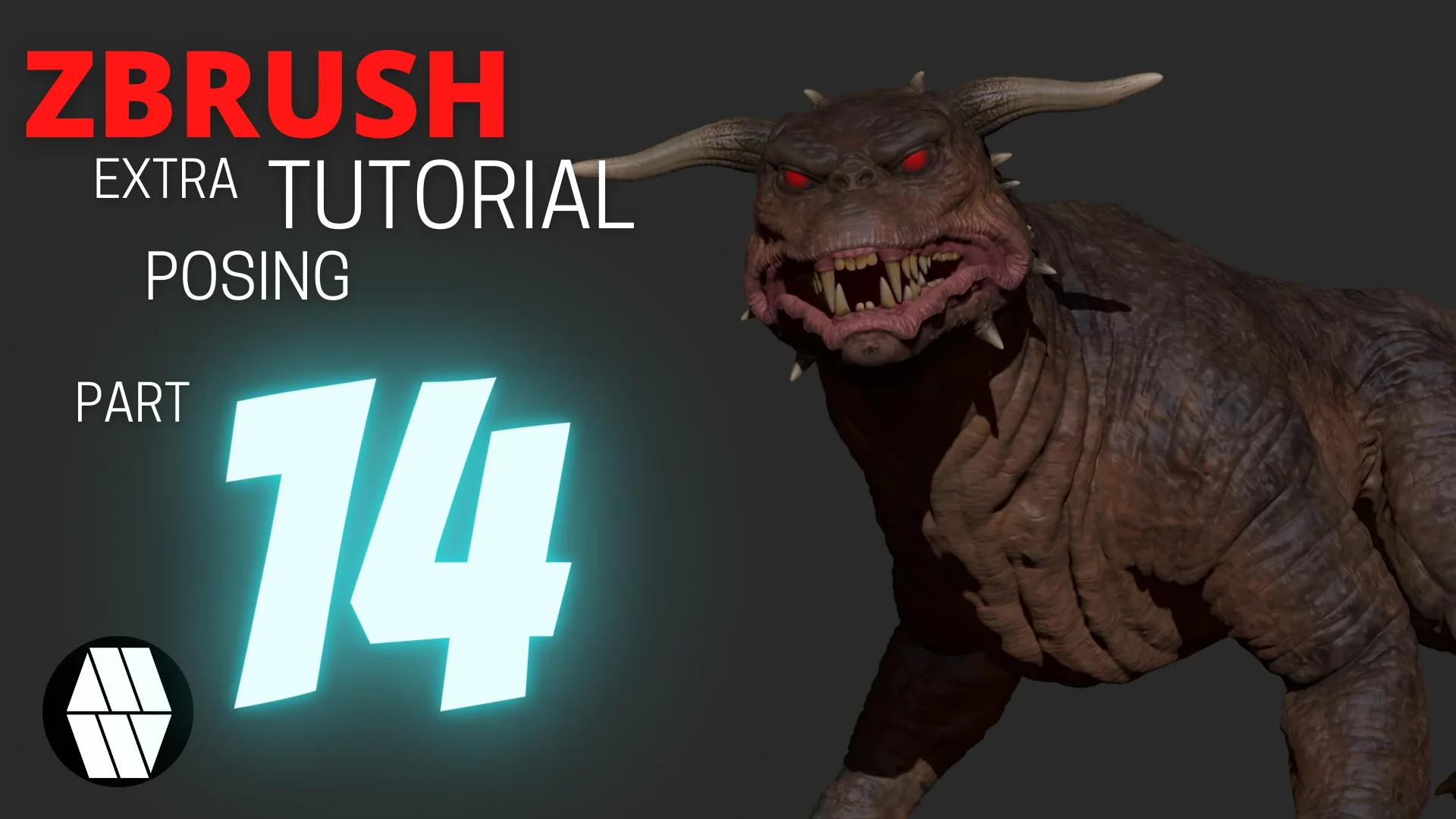 ZBrush to Photoshop - Terror Dog Tutorial - BUNDLE PACK