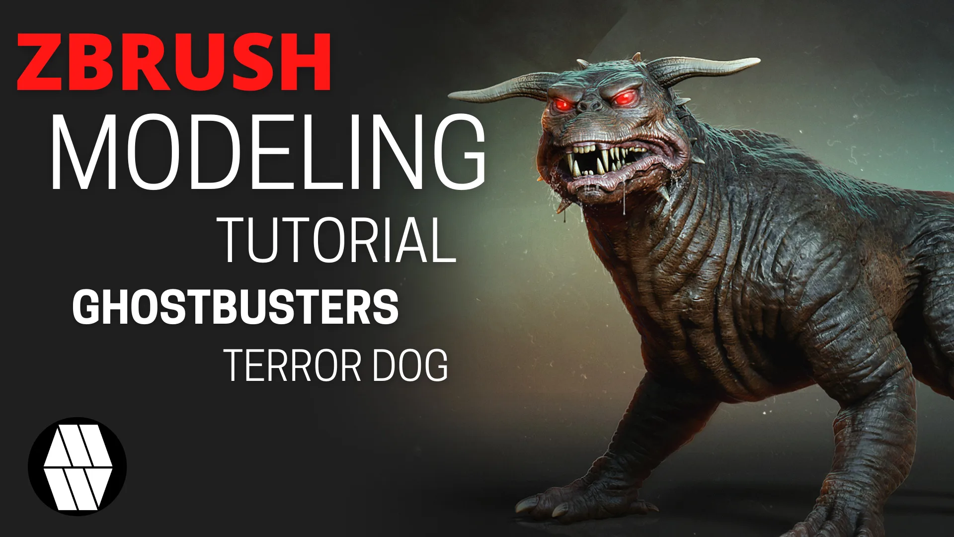 ZBrush to Photoshop - Terror Dog Tutorial - BUNDLE PACK