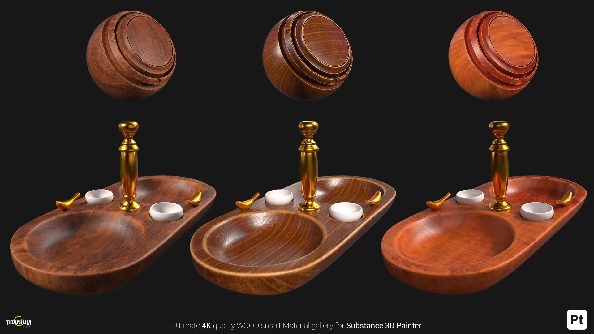 40 Ultimate Wood Smart Material + 4K PBR texures