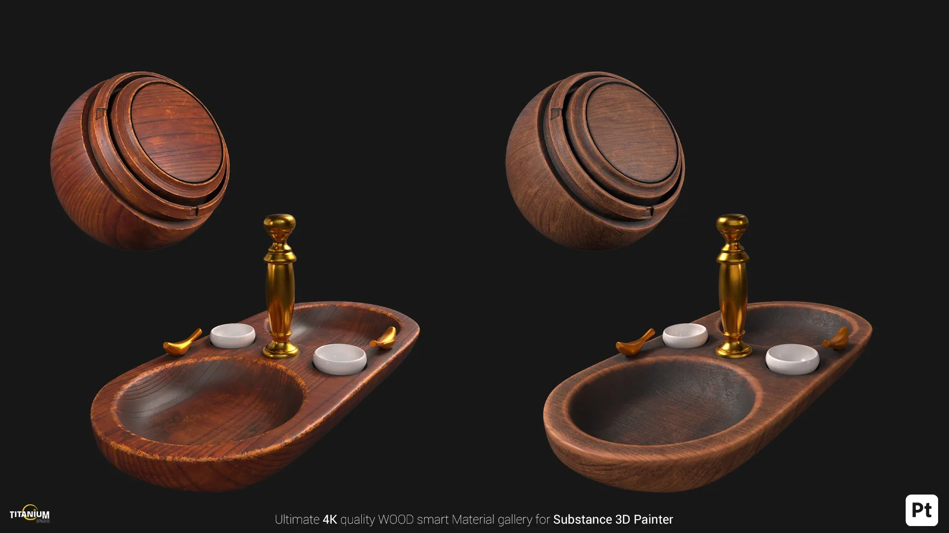 40 Ultimate Wood Smart Material + 4K PBR texures