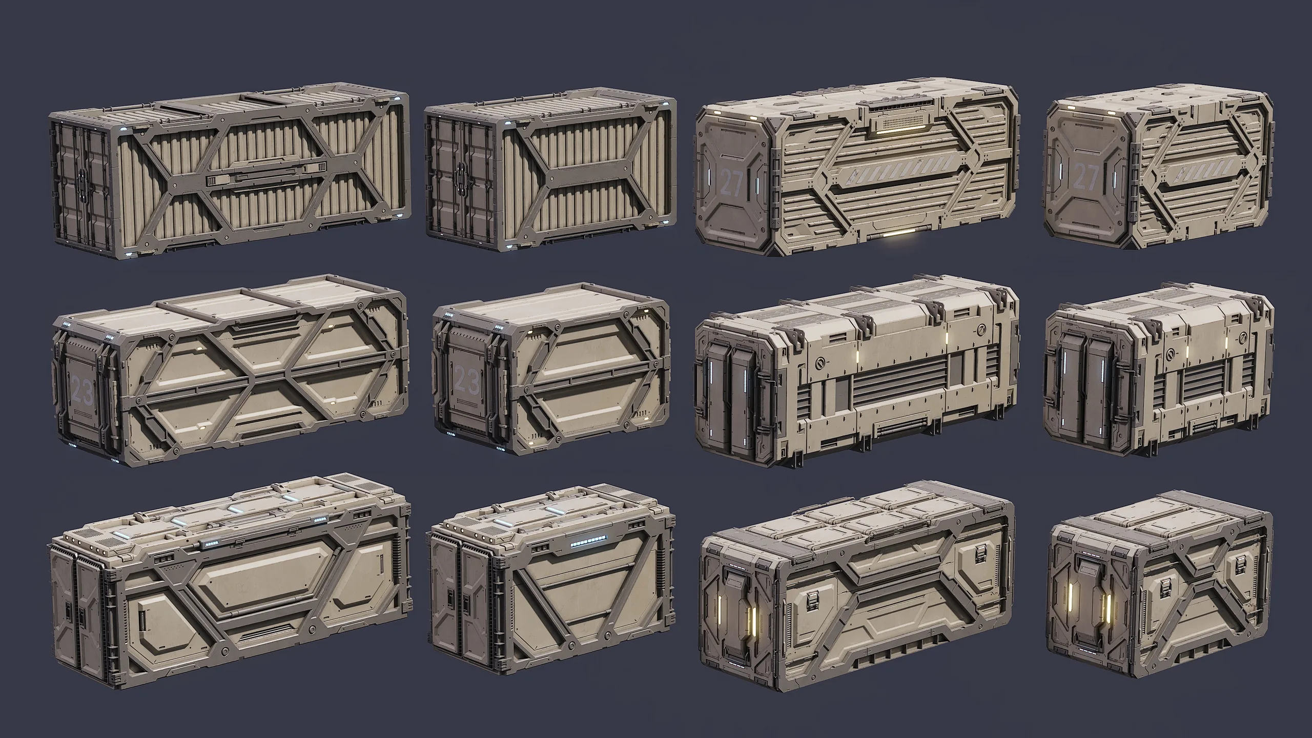 Sci-Fi Parts Kit Pack Vol 05 Container