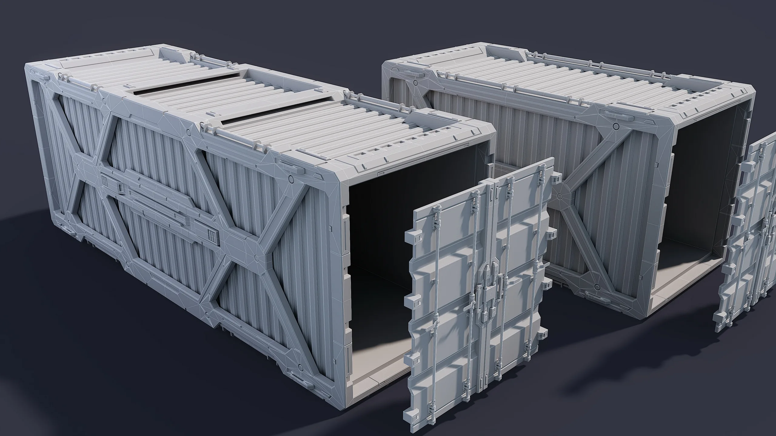 Sci-Fi Parts Kit Pack Vol 05 Container