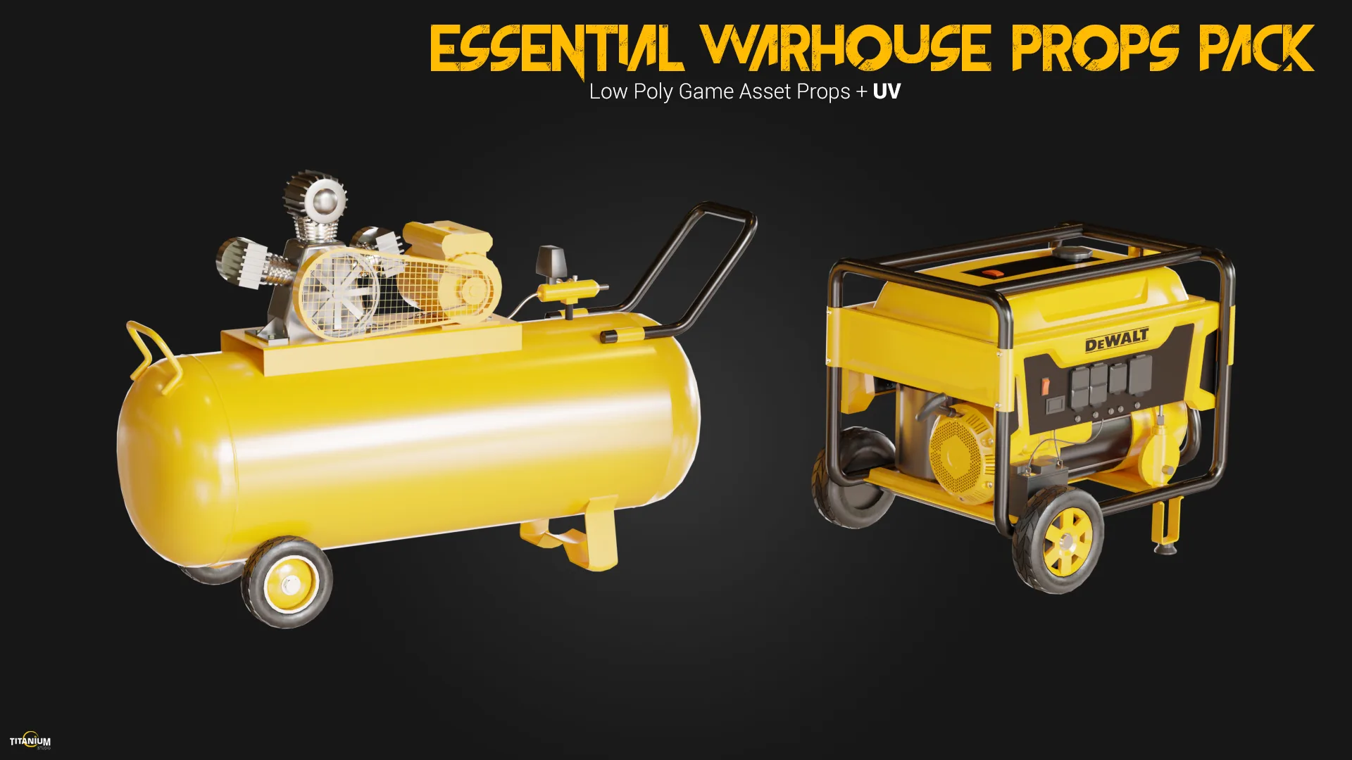 Essential Warhouse Props kitbash Pack