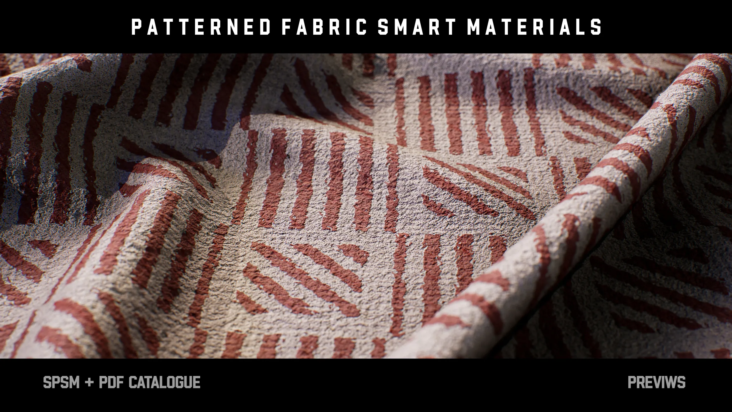 " 15 High Detailed Patterned Fabric Smart Materials " (Vol.5)