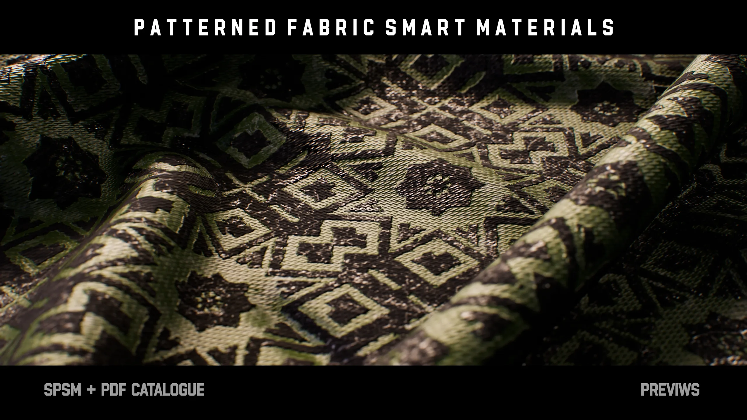 " 15 High Detailed Patterned Fabric Smart Materials " (Vol.5)