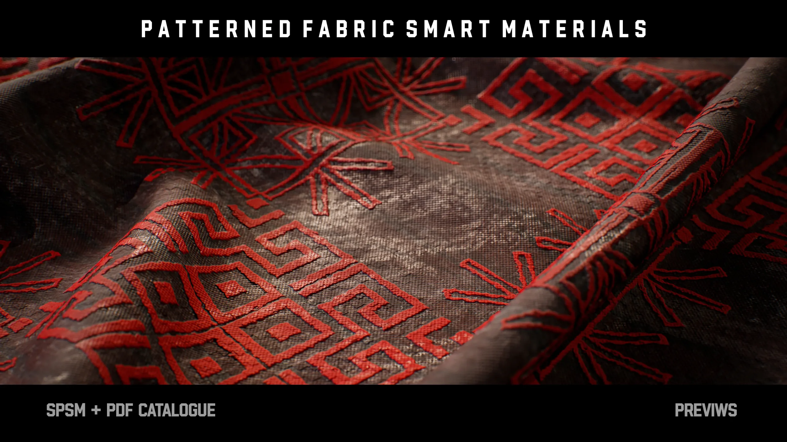 " 15 High Detailed Patterned Fabric Smart Materials " (Vol.5)