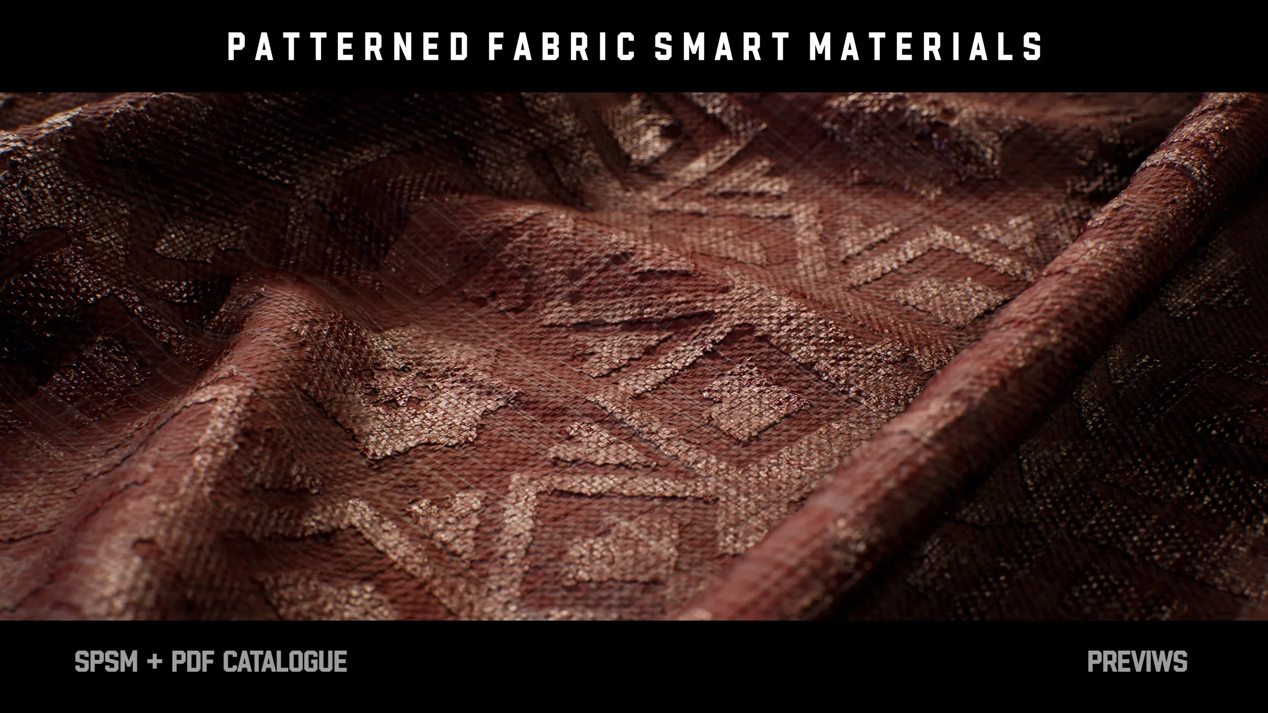 " 15 High Detailed Patterned Fabric Smart Materials " (Vol.5)