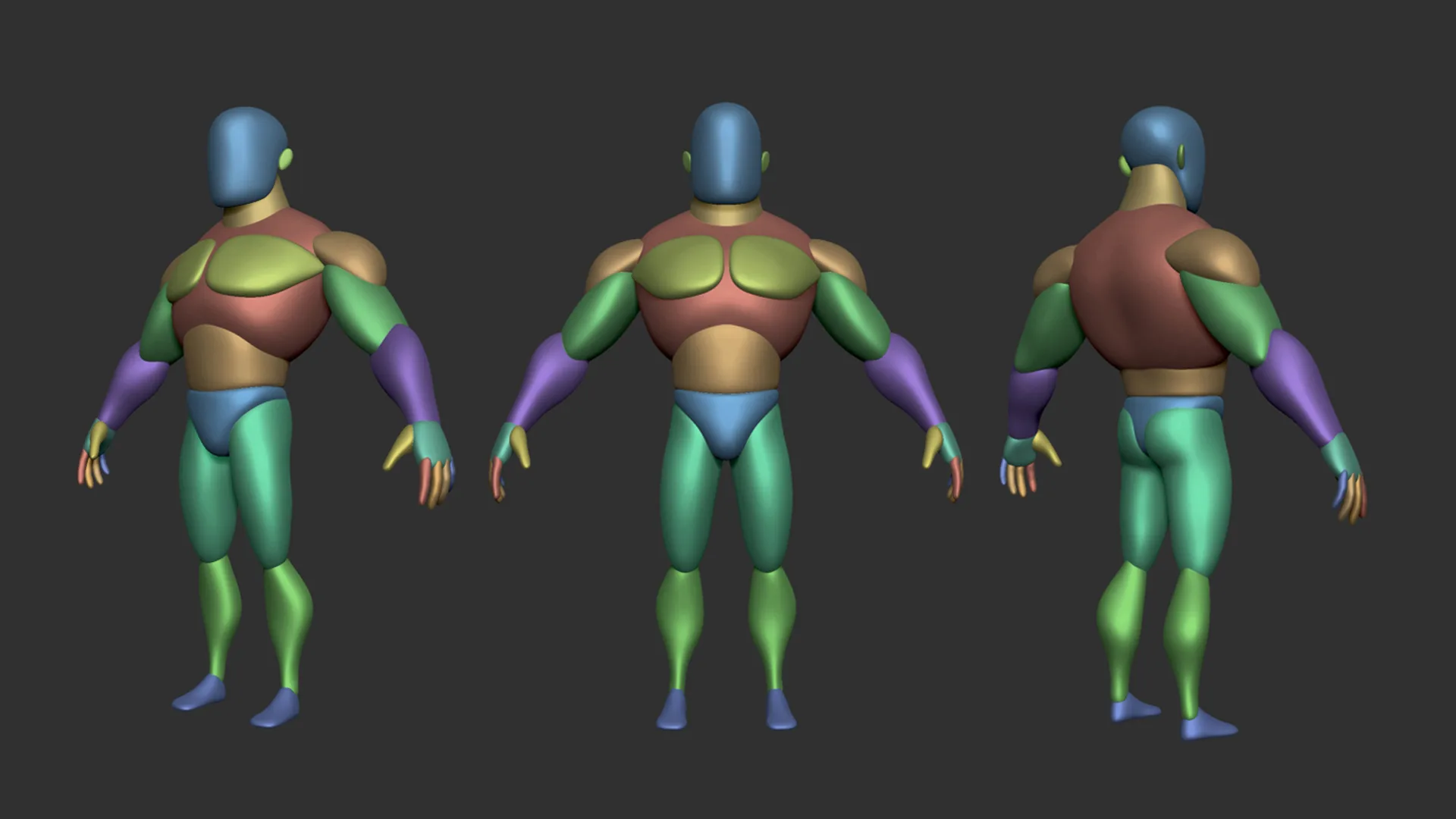 Stylized Hero Basemesh Collection