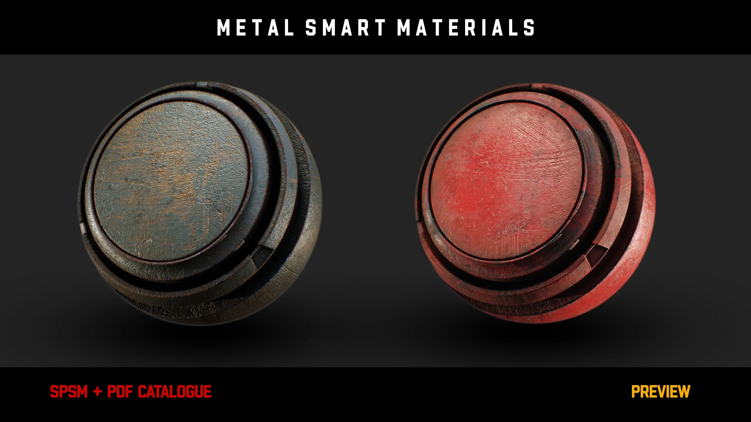 " 15 High Detailed Metal Smart Materials " (Vol.3)