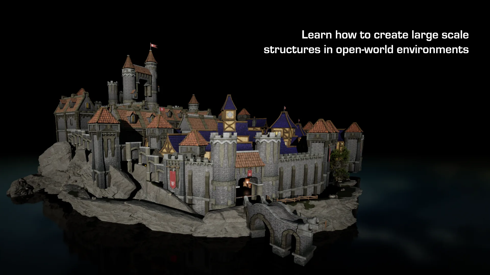 Build Stunning Medieval Worlds with UE5's Modular Kitbash Course