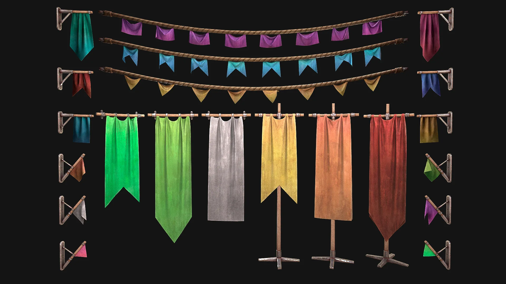 Medieval Flags Pack