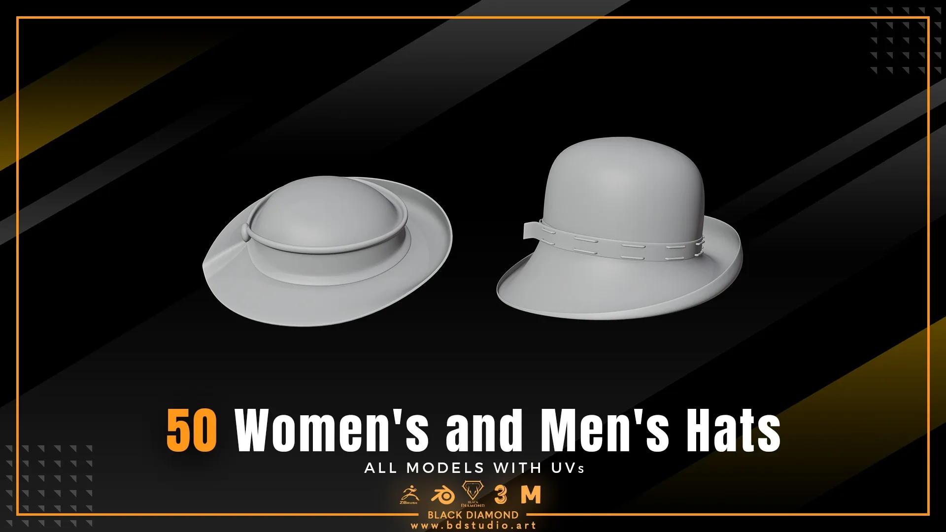 50 Women's and Men's Hats