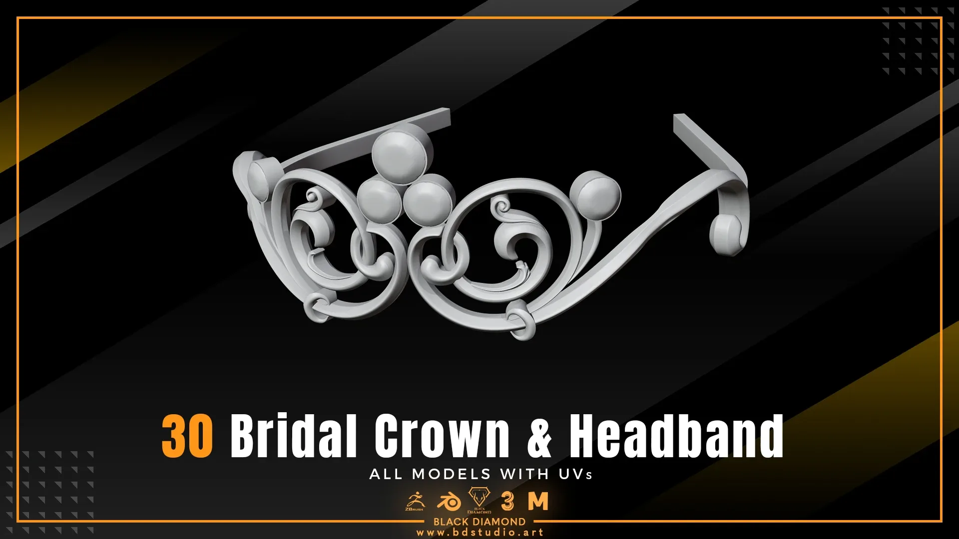 30 Bridal Crown & Headband