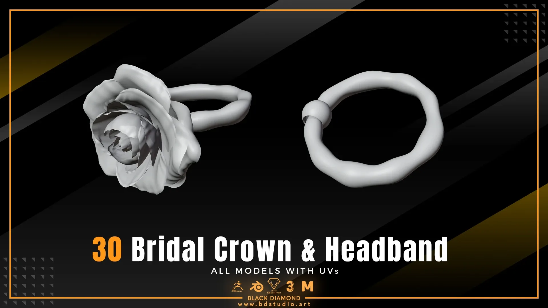 30 Bridal Crown & Headband