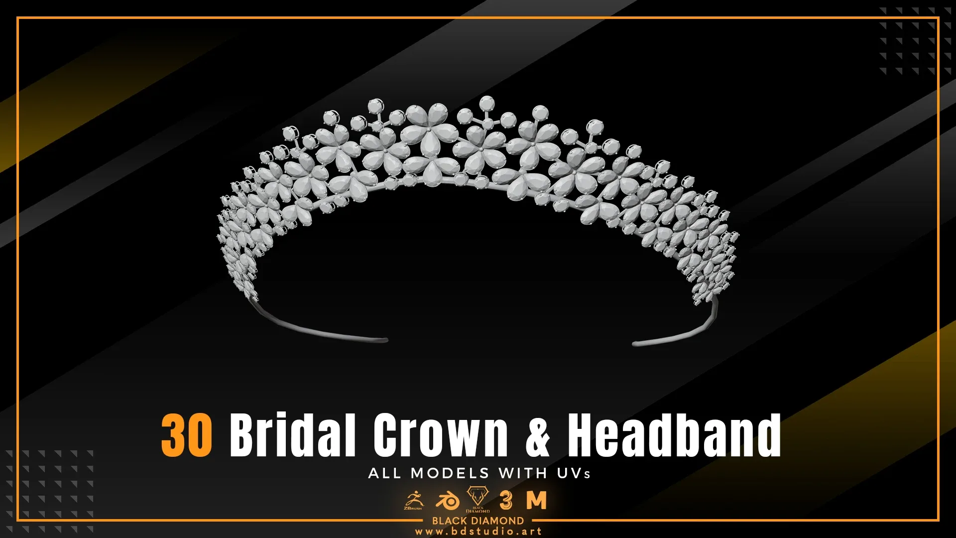 30 Bridal Crown & Headband