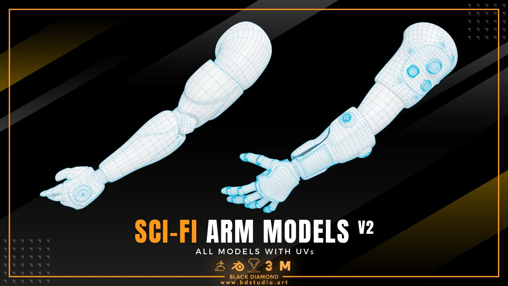 SCI-FI ARM MODELS v2