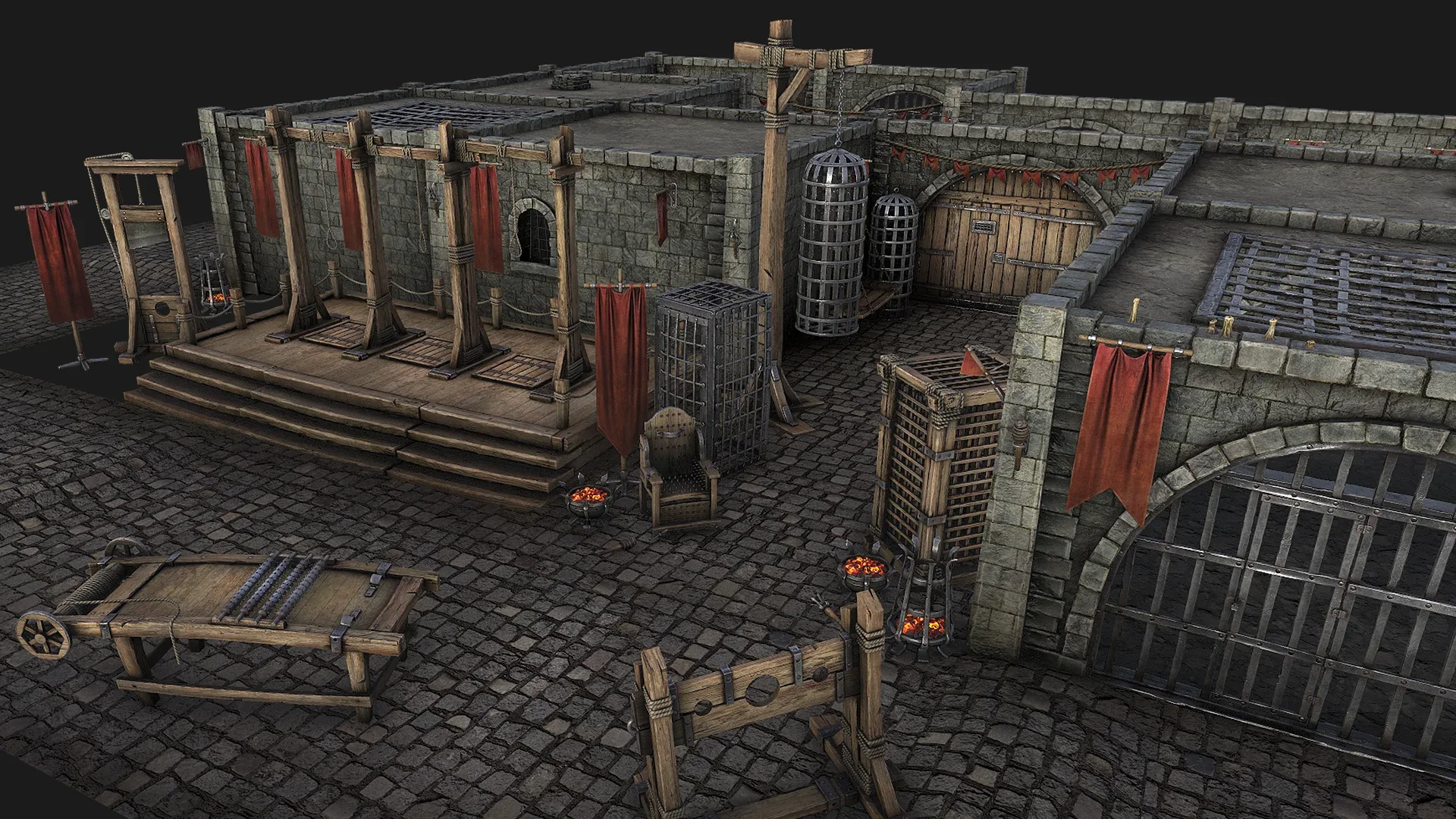 Medieval Prison Constructor and Torture Pack