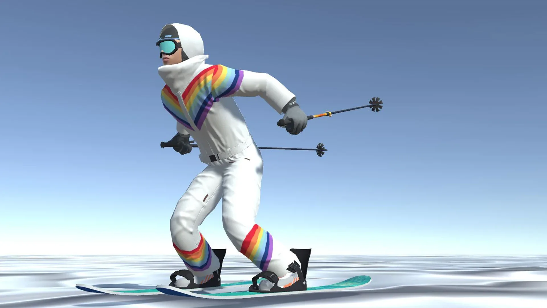 Skiing Player