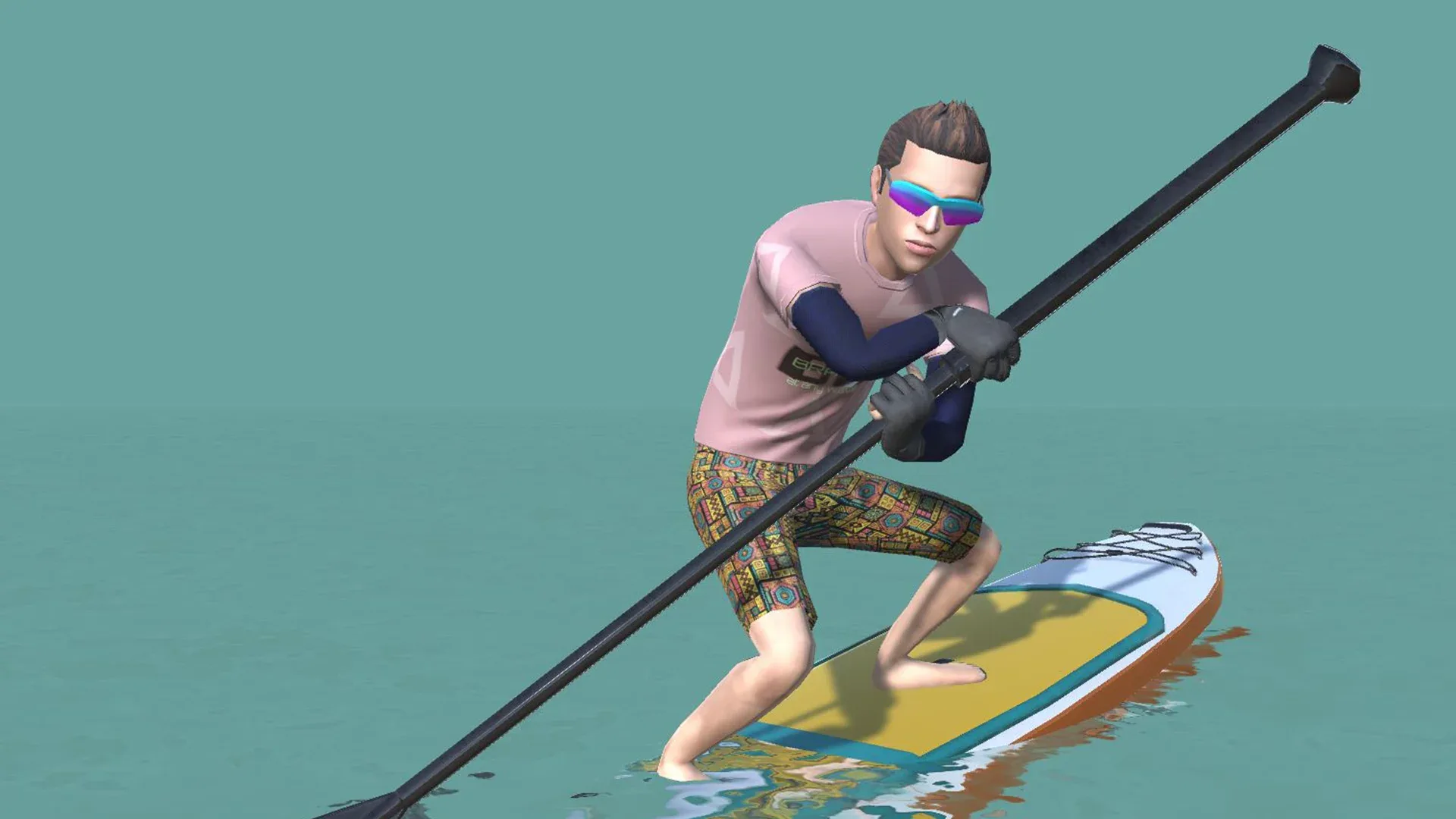 SUP Surfing