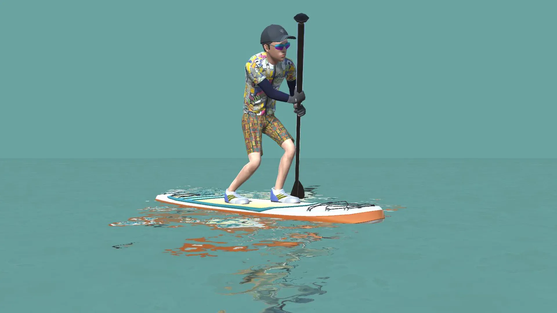 SUP Surfing