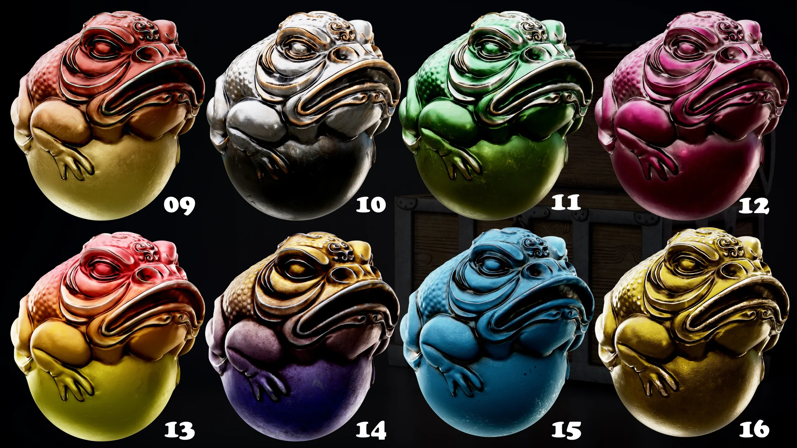 40 Stylized Wood-Metal Smart Material+ 4K PBR Textures + Tutorial