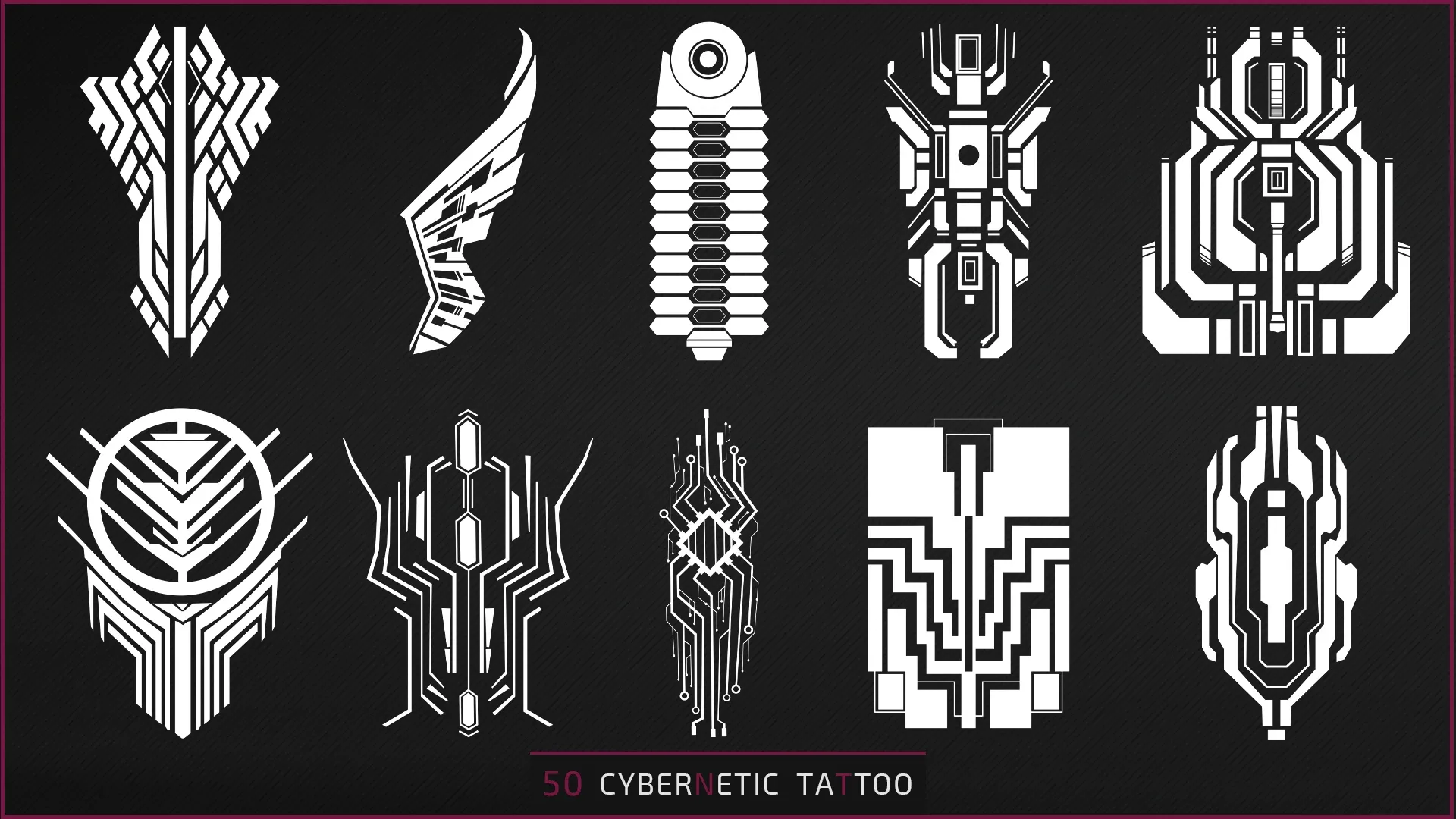 50 CYBERNETIC TATTOO