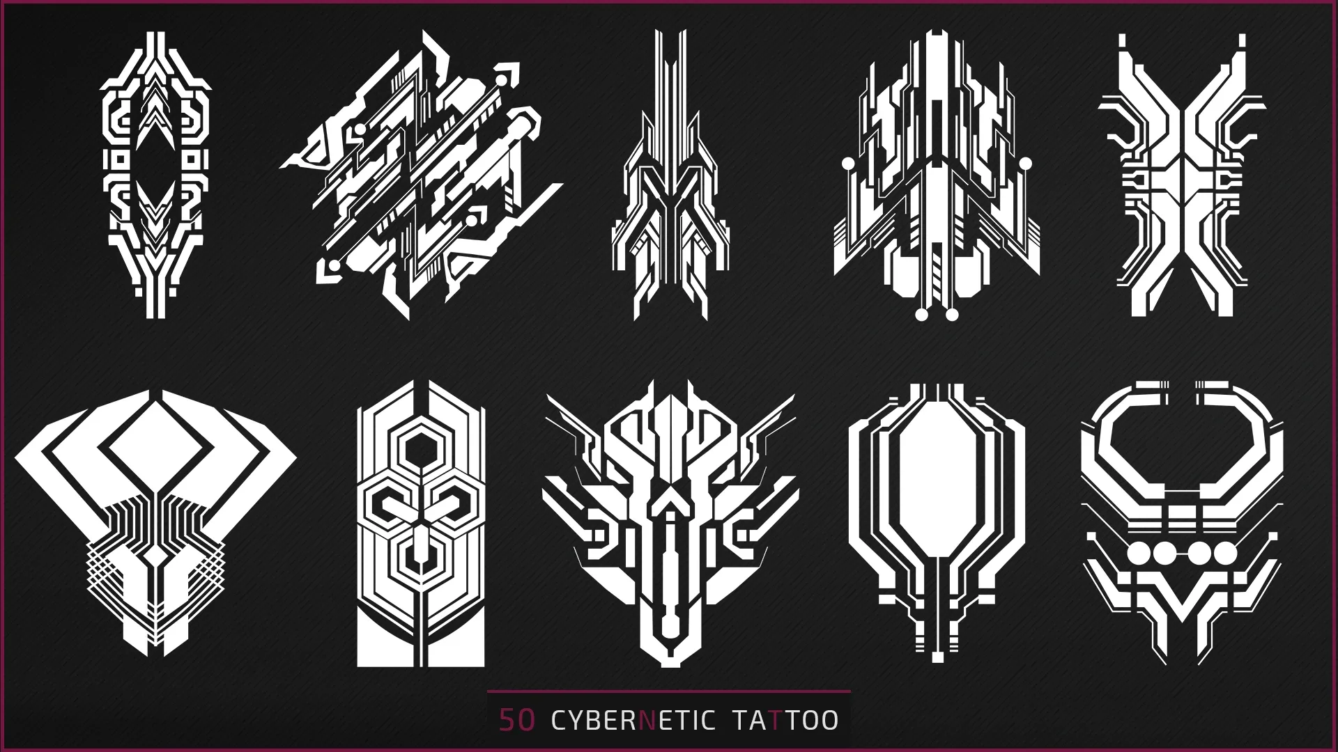 50 CYBERNETIC TATTOO - FlippedNormals