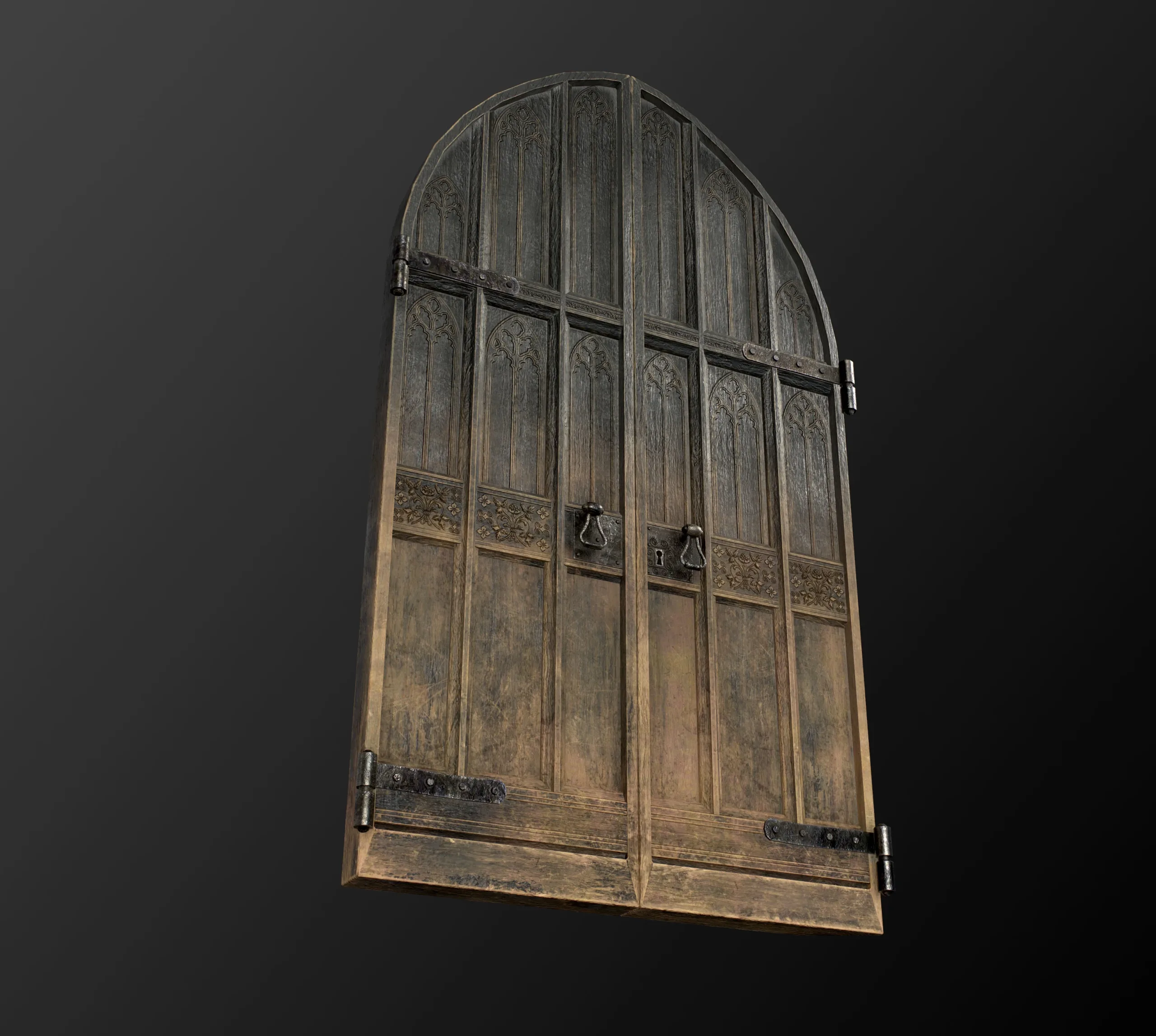 Medieval Wooden Door