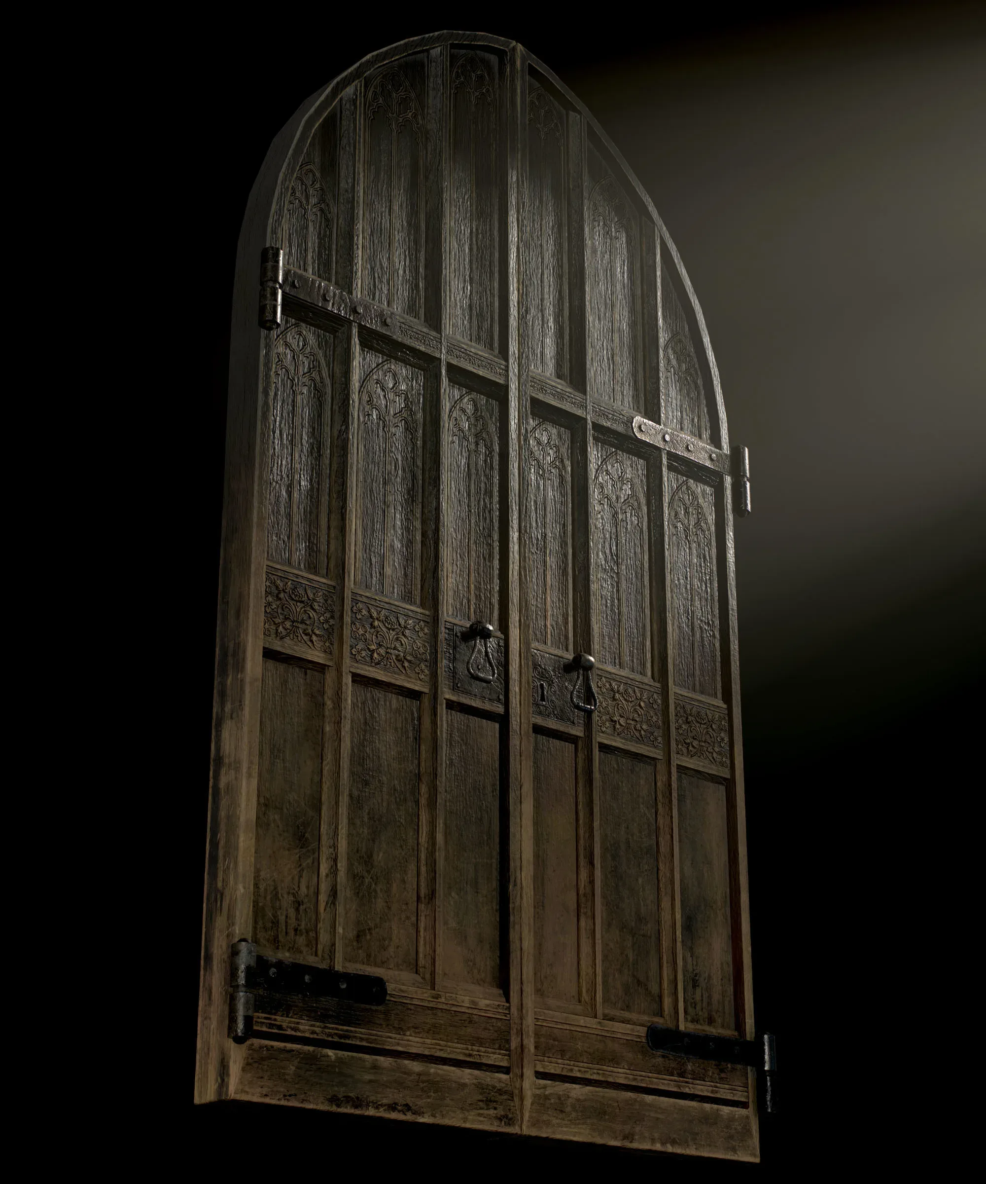 Medieval Wooden Door