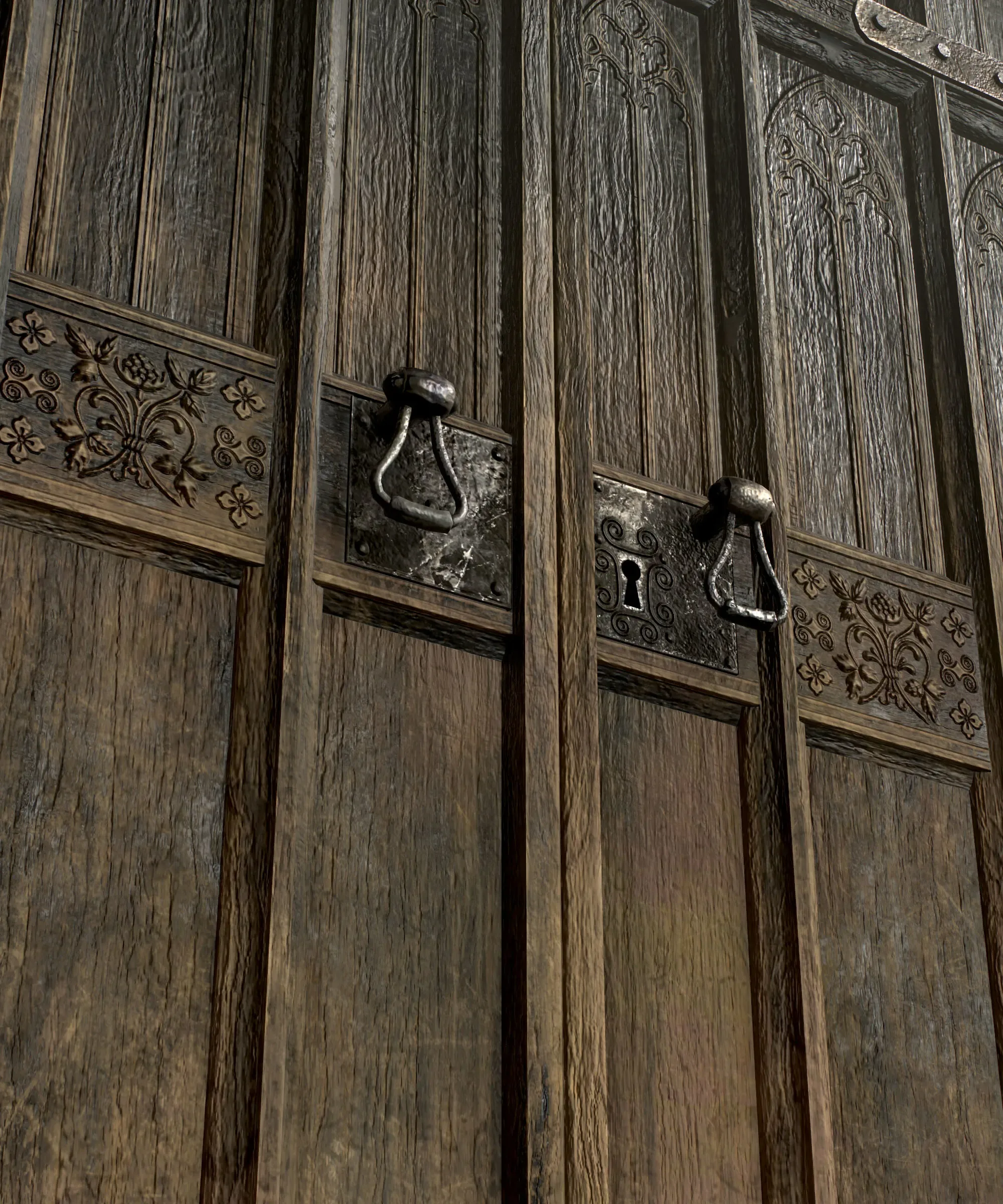 Medieval Wooden Door