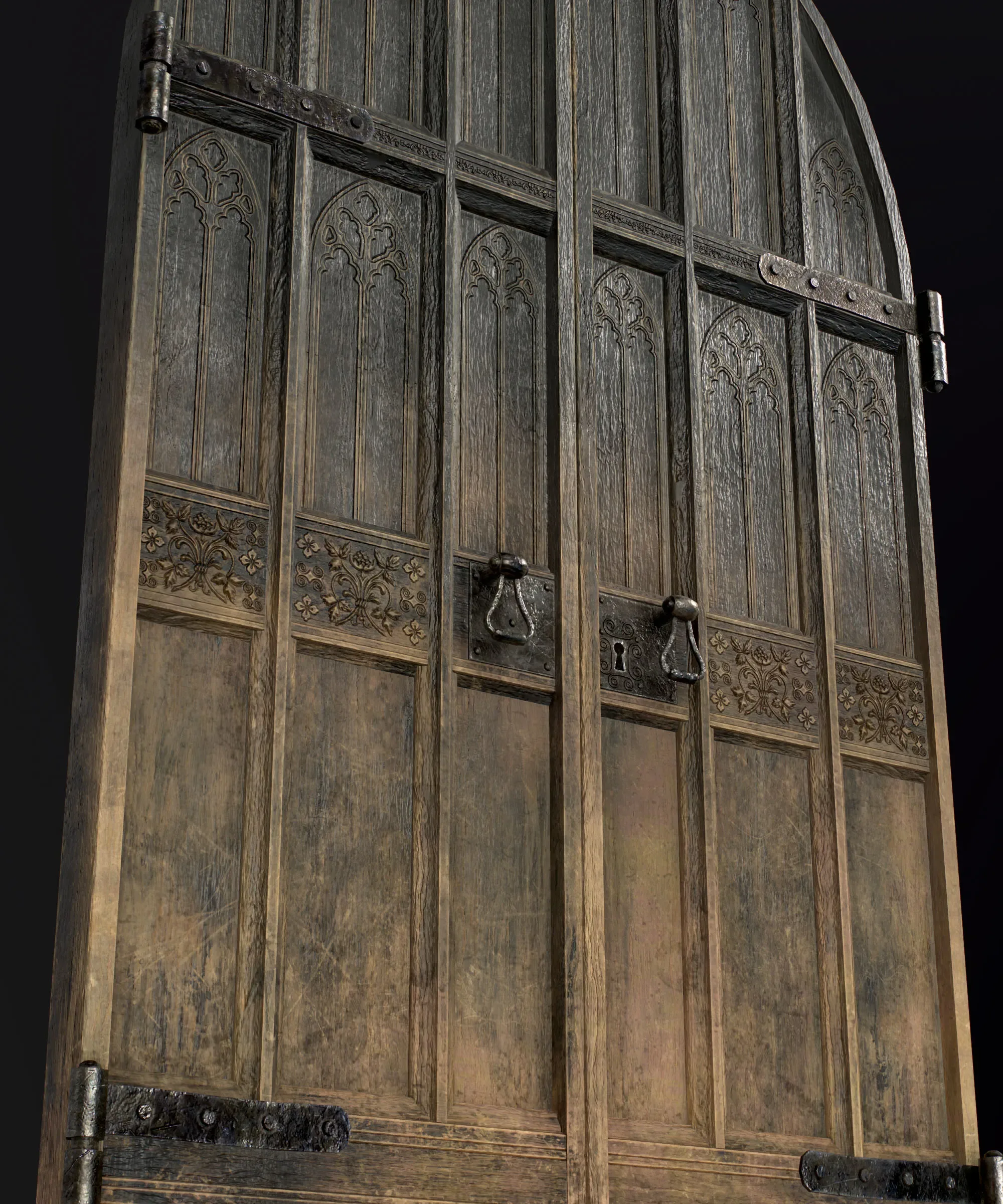 Medieval Wooden Door