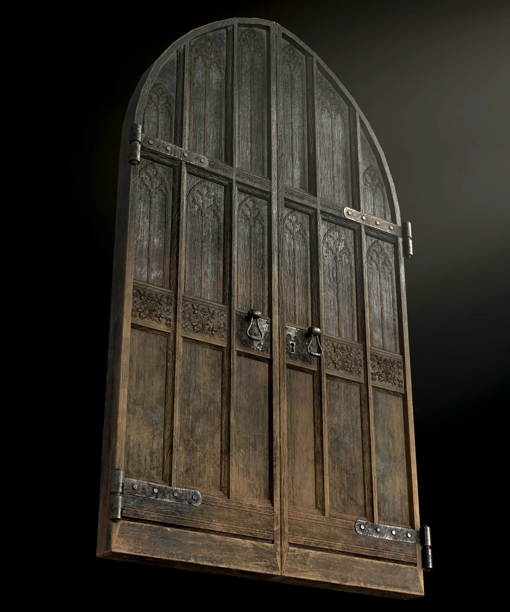 Medieval Wooden Door