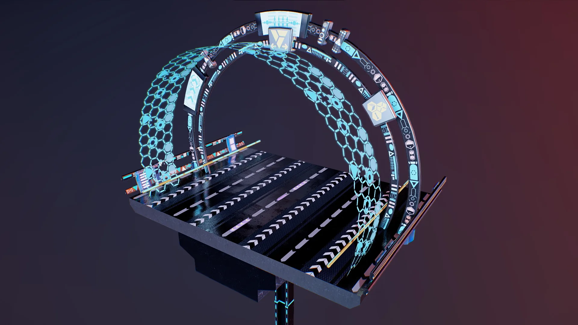 Sci-Fi Road (One Modular Part)