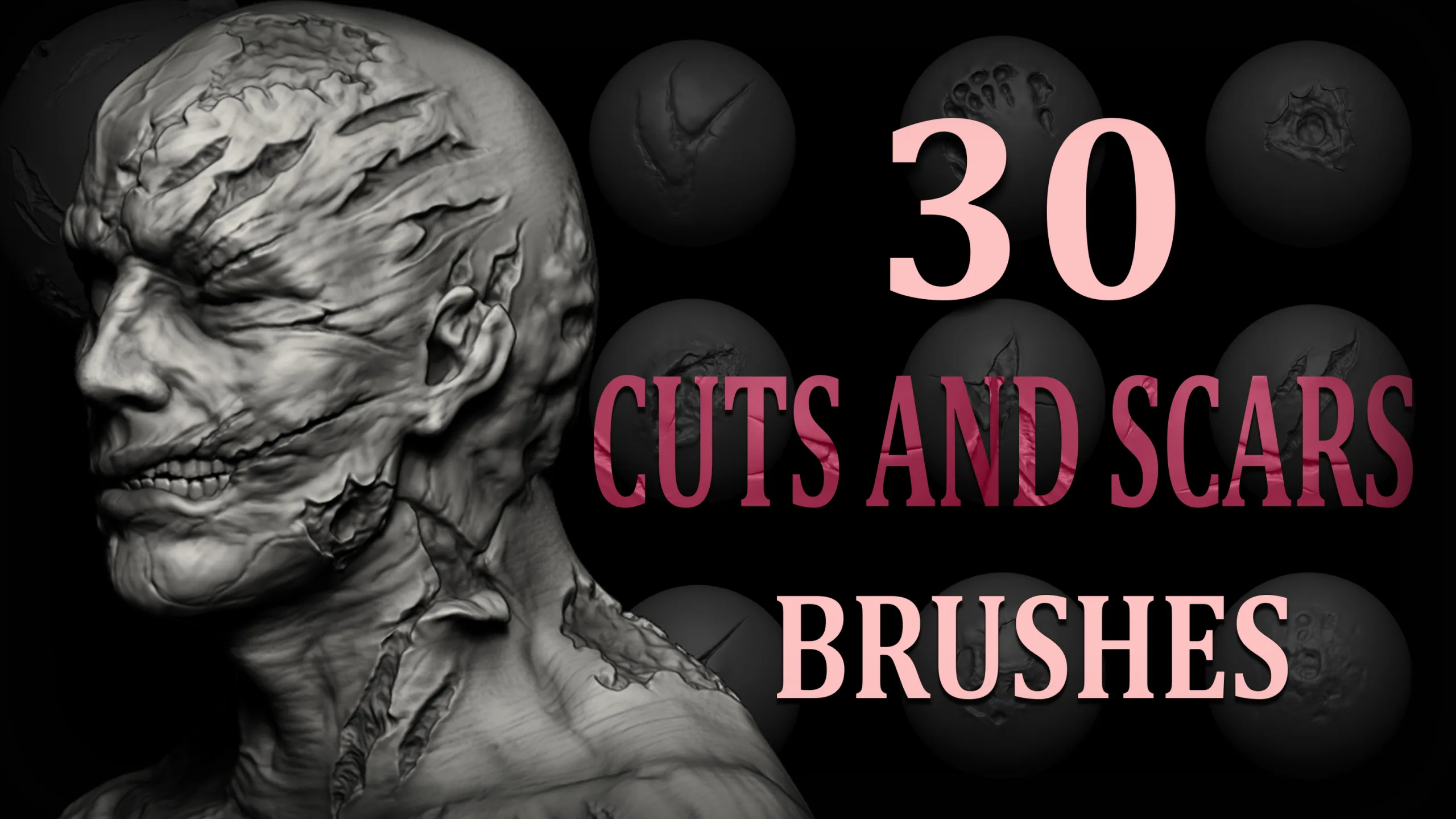 Cuts and Scars Brush + Alphas