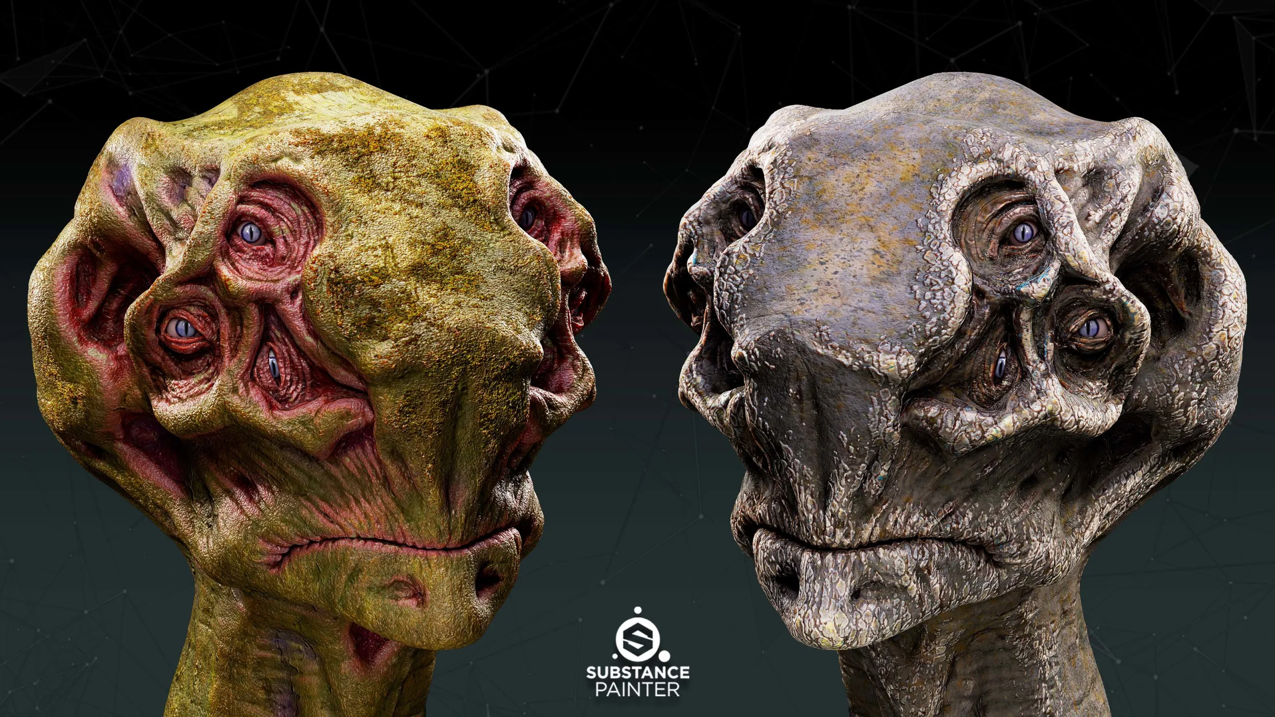 10 Creature skin smart materials + 90 minutes video tutorial_VOL05