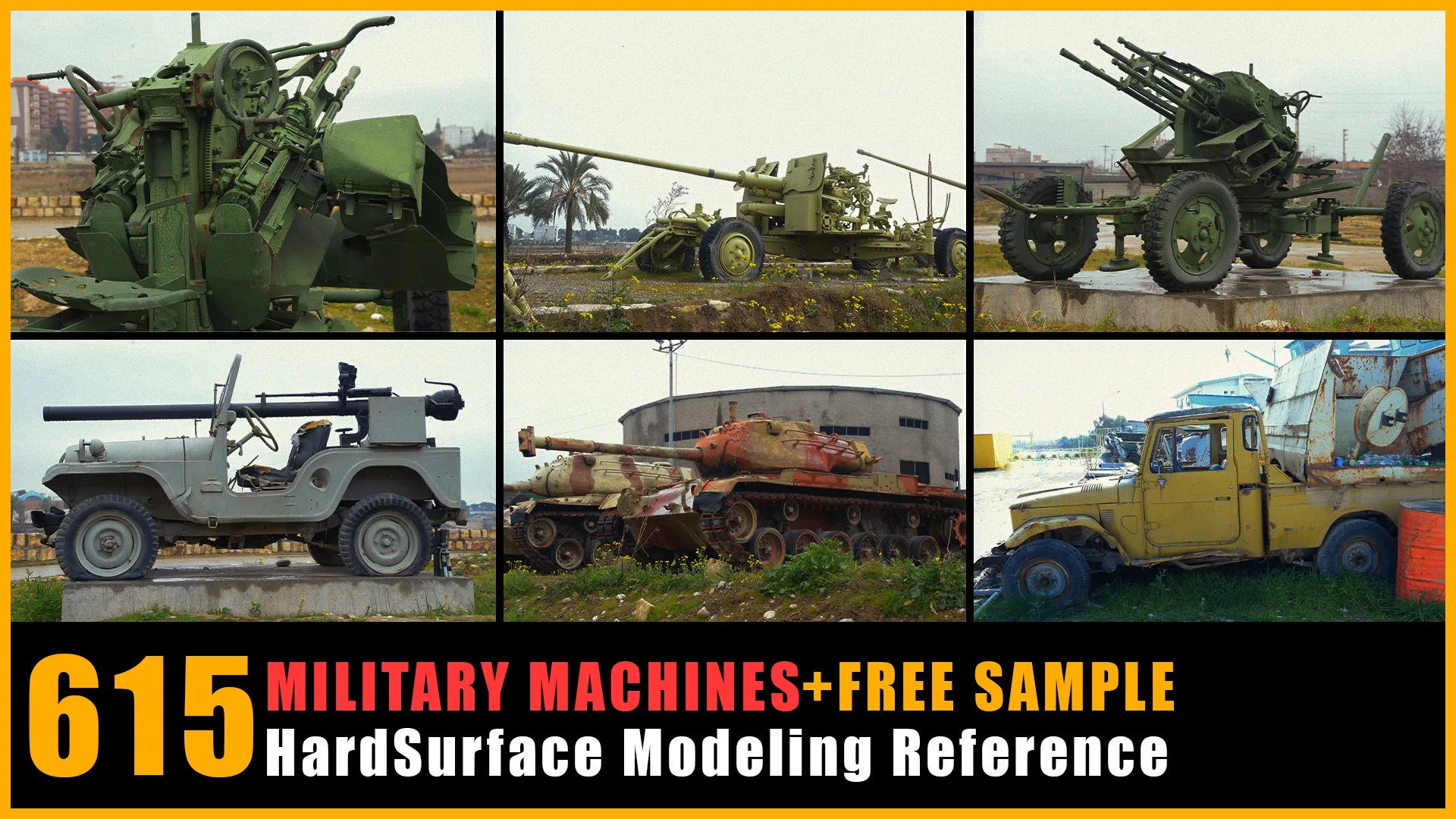 615 Military Machines Hard Surface Reference _ VOL 02