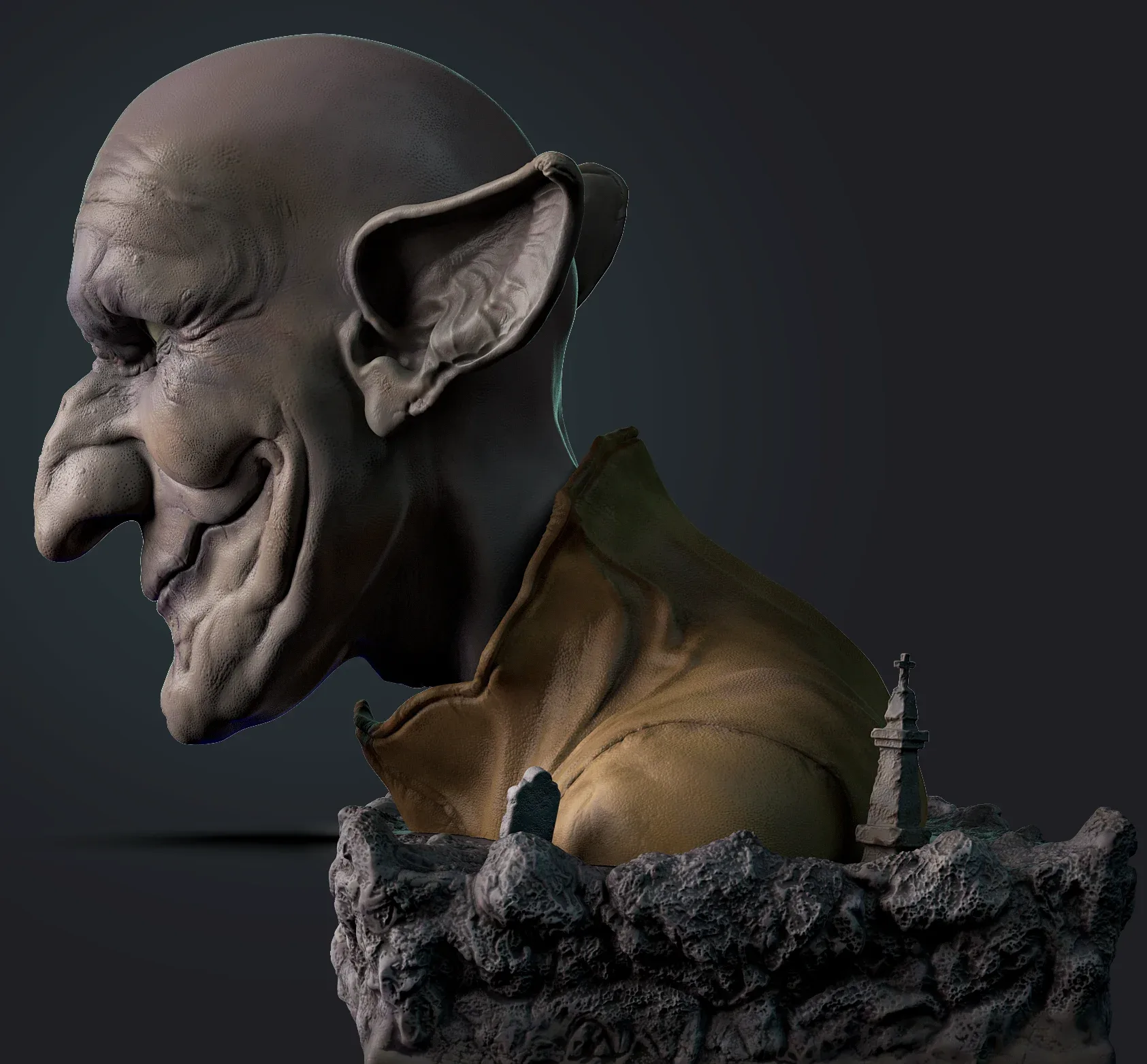 3d Printable Bust STL+ZTL