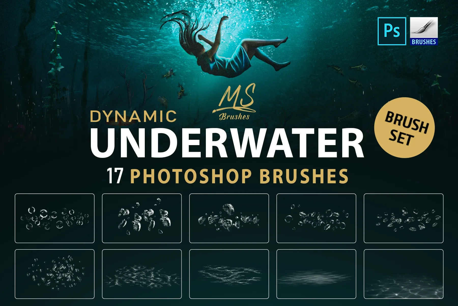 Underwater Photoshop Brushes