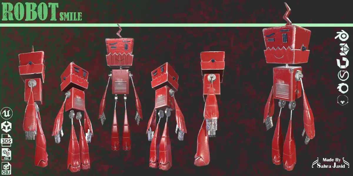 sci-fi -robot 01-robot smile