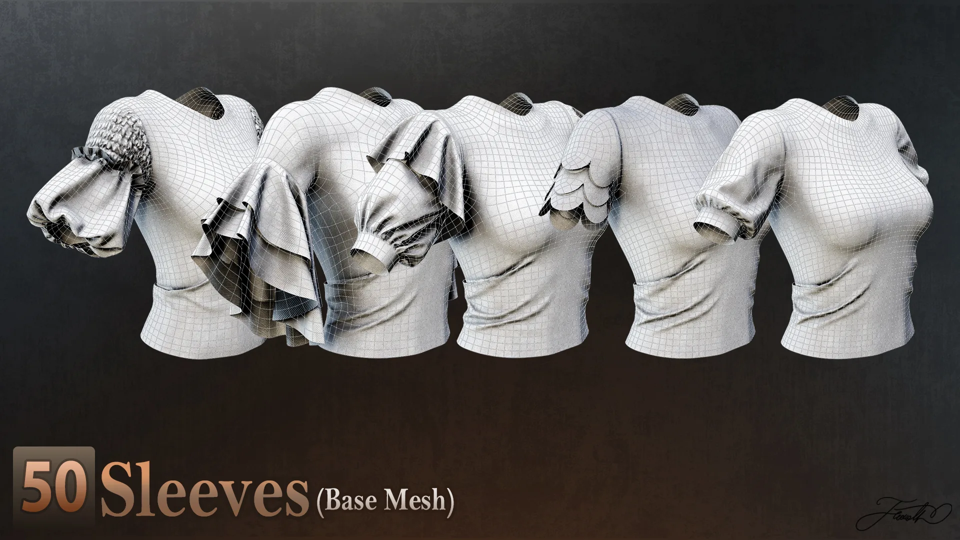 50 Sleeve (Base Mesh) - Vol 01