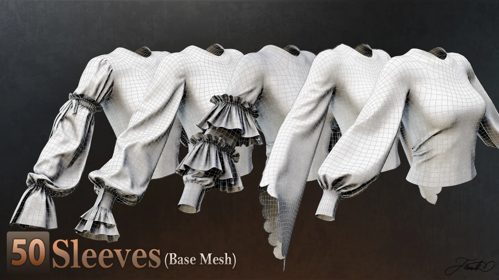 50 Sleeve (Base Mesh) - Vol 01