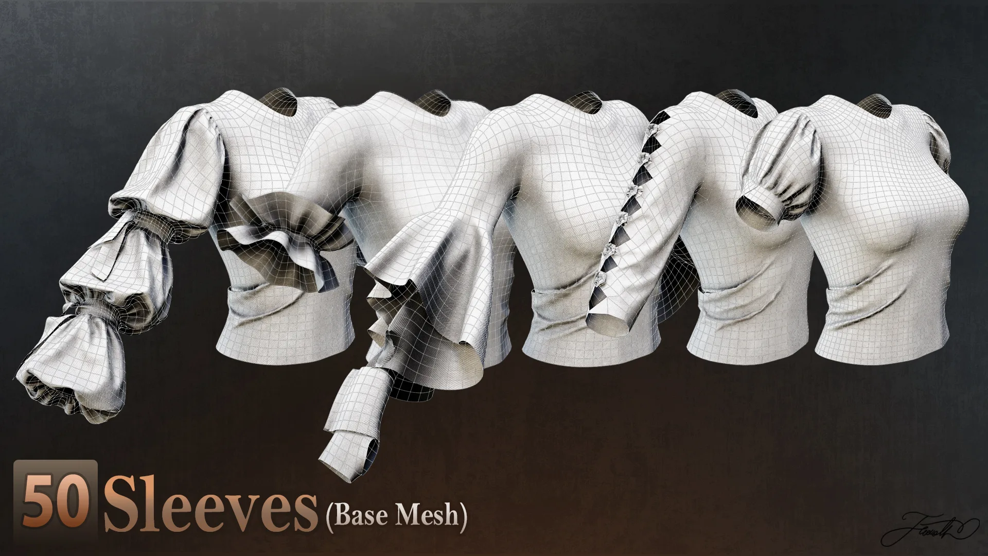 50 Sleeve (Base Mesh) - Vol 01