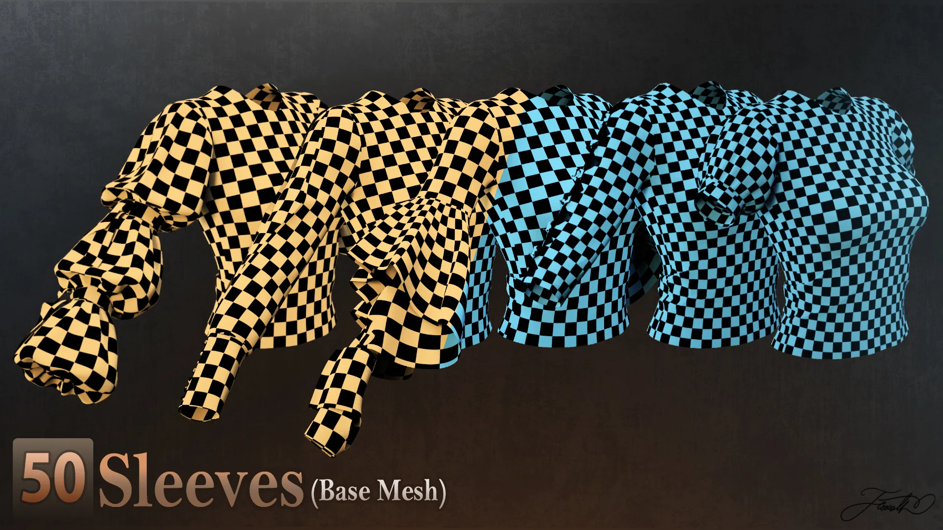 50 Sleeve (Base Mesh) - Vol 01