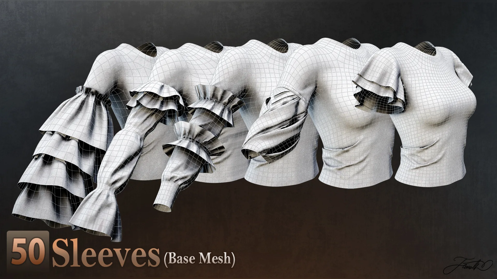 50 Sleeve (Base Mesh) - Vol 01