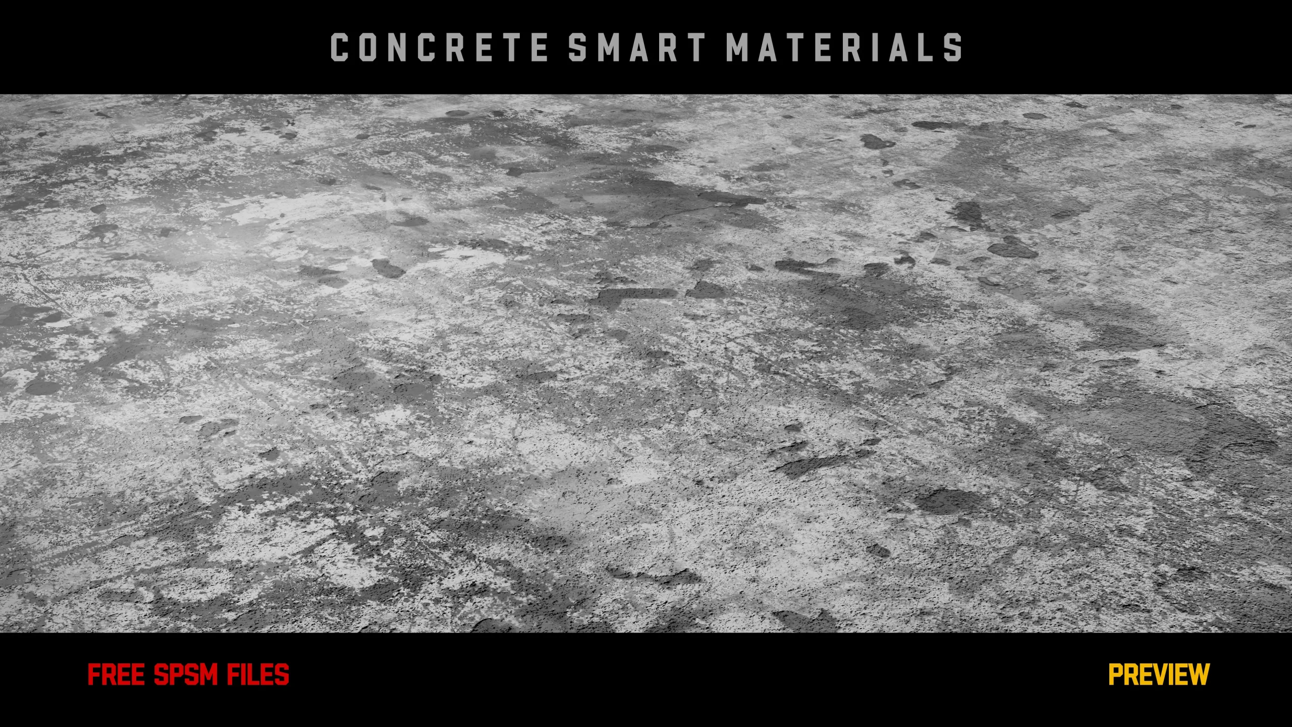 " 6 High Detailed Concrete Smart Materials " (Vol.1) - 100% FREE!