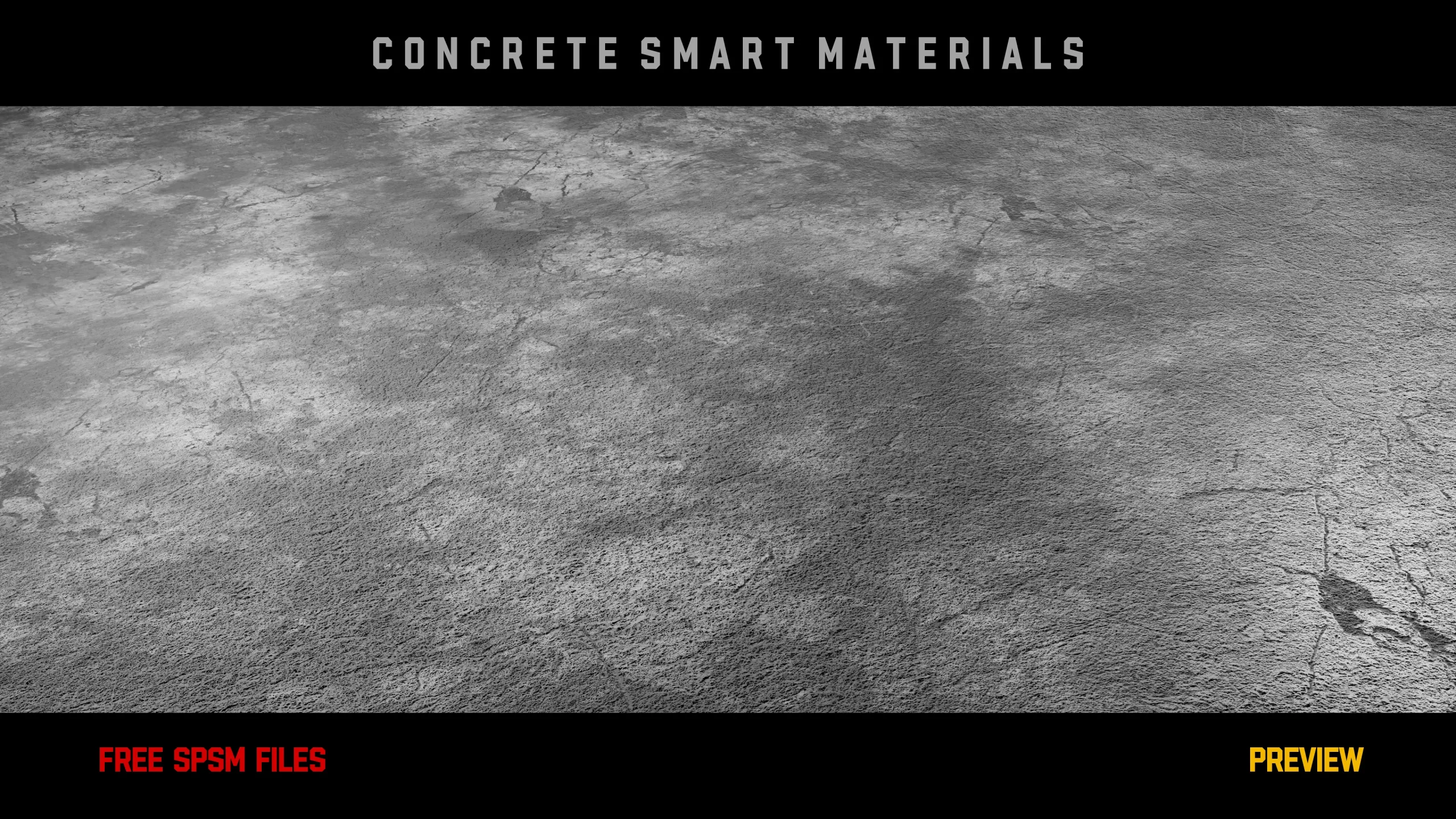 " 6 High Detailed Concrete Smart Materials " (Vol.1) - 100% FREE!