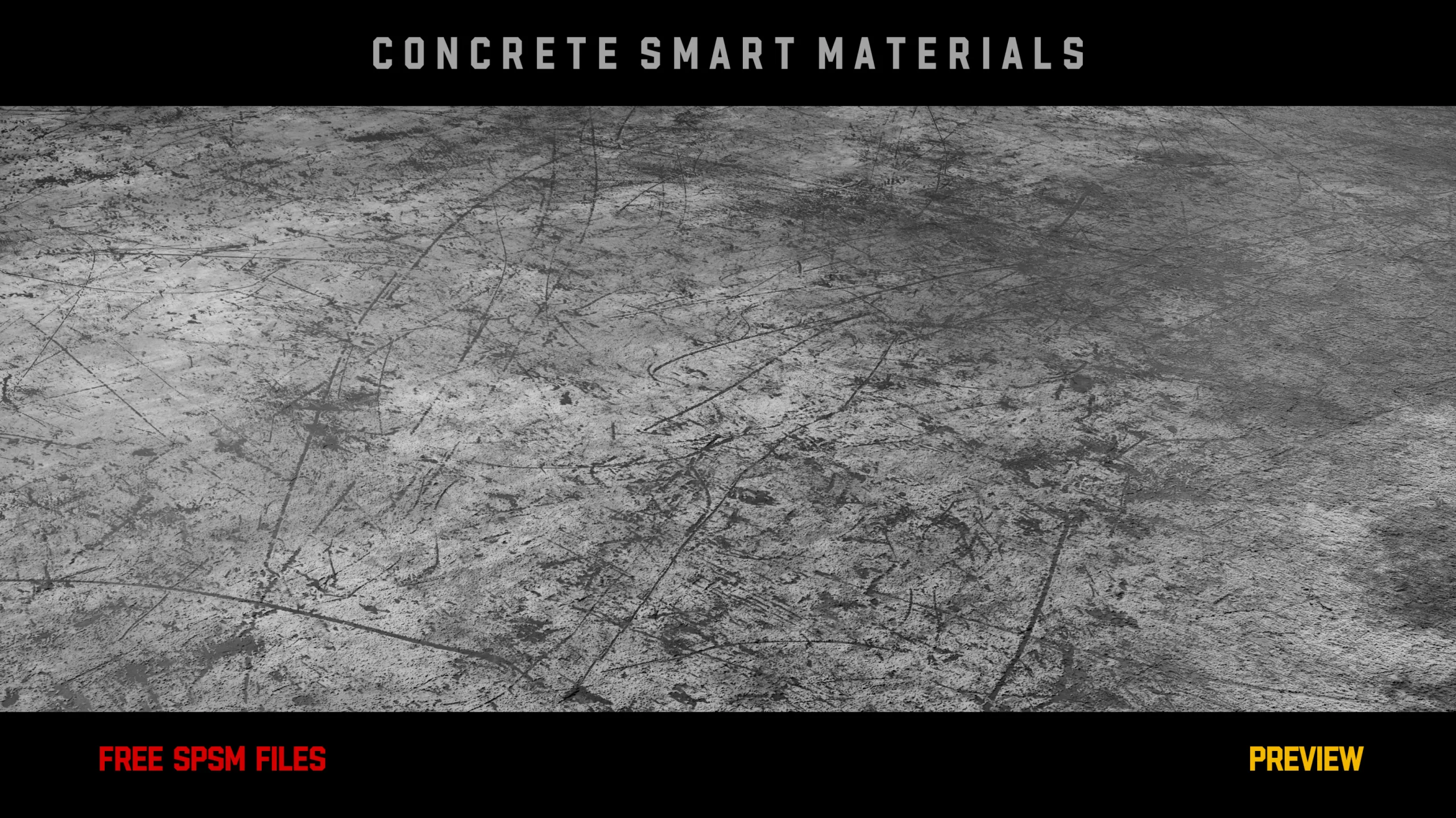 " 6 High Detailed Concrete Smart Materials " (Vol.1) - 100% FREE!