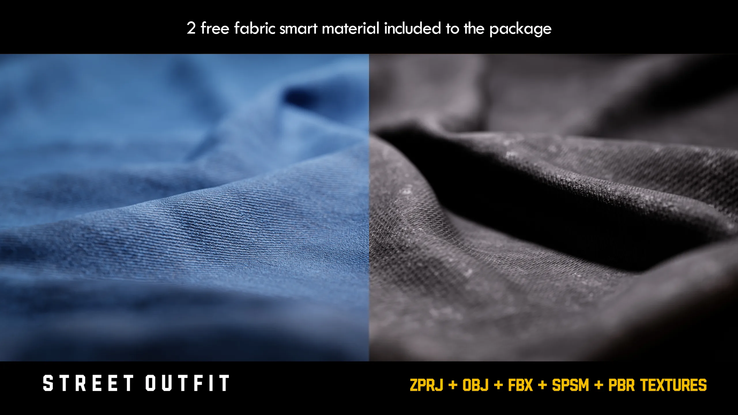 " Street outfit " (Num01) / ZPRJ - OBJ - FBX + 2 Free Smart Materials