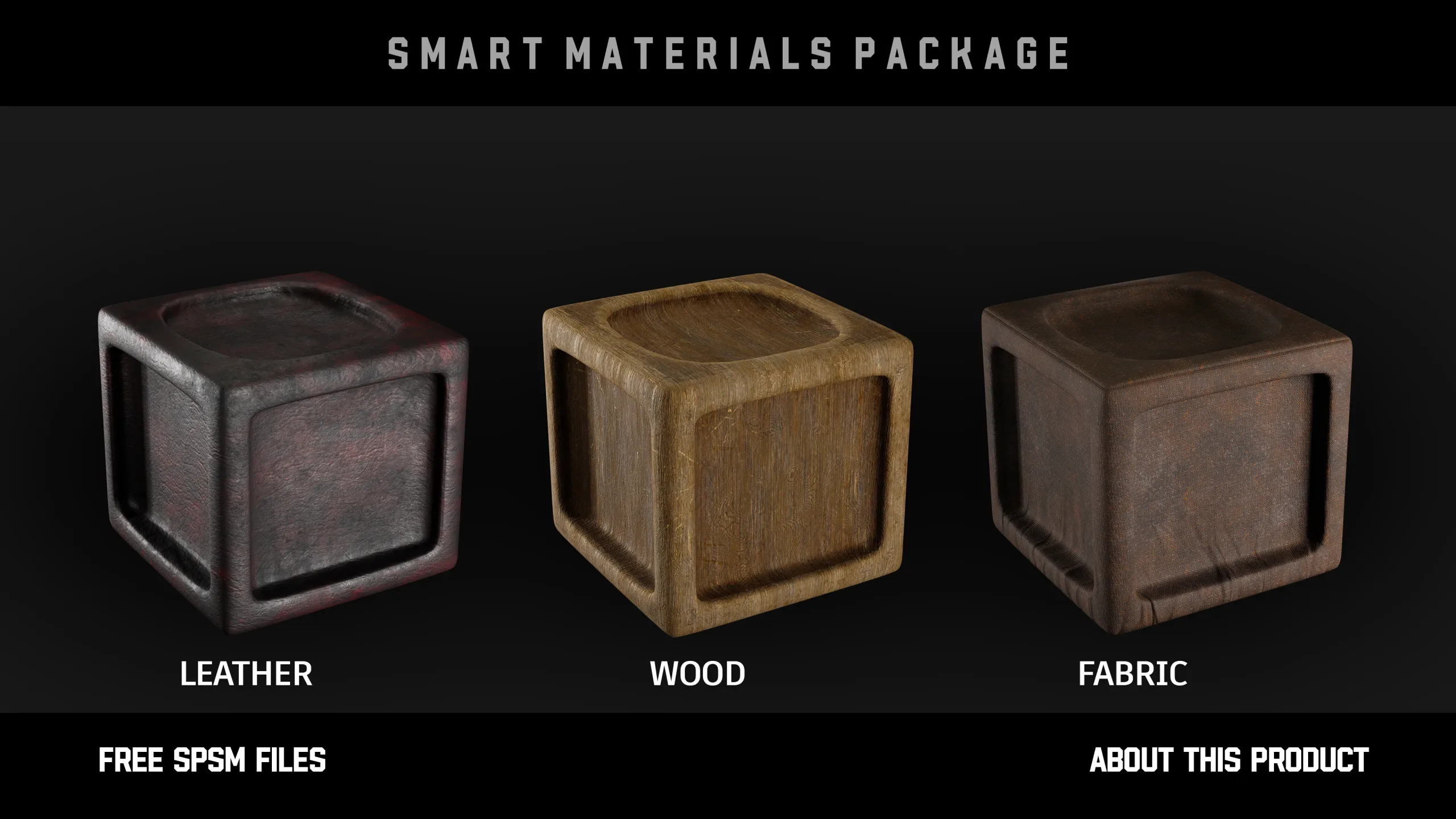 " 6 High Detailed Smart Materials Package " (Vol.1) - 100% FREE!