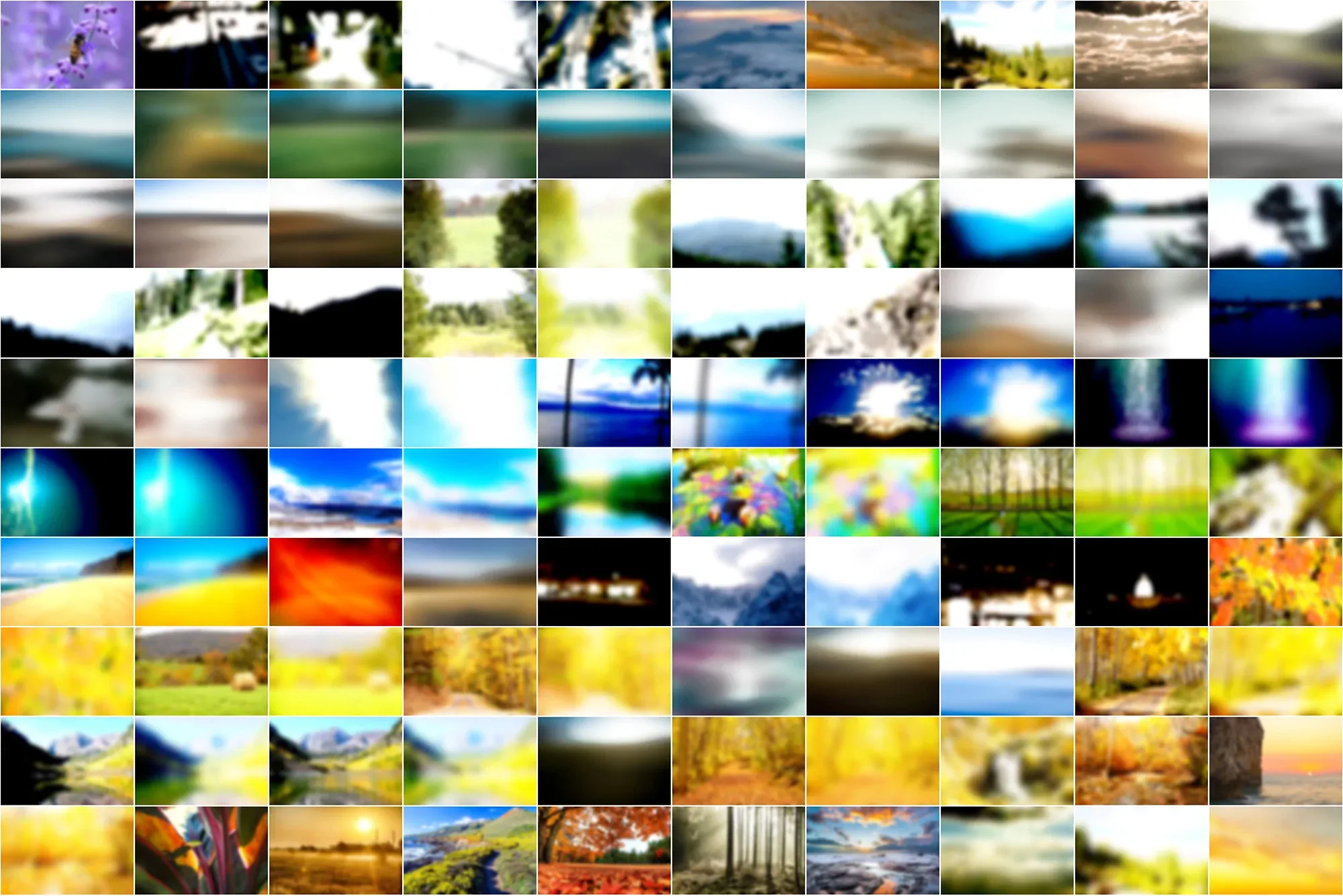 900 Supermassive Blurred Backgrounds, Blurry Landscape, Haze